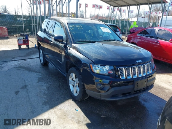 2016 Jeep Compass High Altitude Edition with VIN 1C4NJDEB9GD757325, listed as a IAAI auction lot 41854862 with 165,619 mi miles. Bid and sale history available at carsss.com. Image 1.