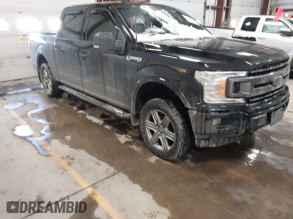 2018 Ford F-150 XL with VIN 1FTEW1EP7JFD50756, listed as a IAAI auction lot 41640685 with 72,965 mi miles. Bid and sale history available at carsss.com. Image 1.