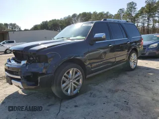 2015 Ford Expedition Platinum with VIN 1FMJU1MTXFEF42894, listed as a Copart auction lot 51058815 with 130,673 mi miles and Salvage title. Bid and sale history available at DreamBid. Image 1.