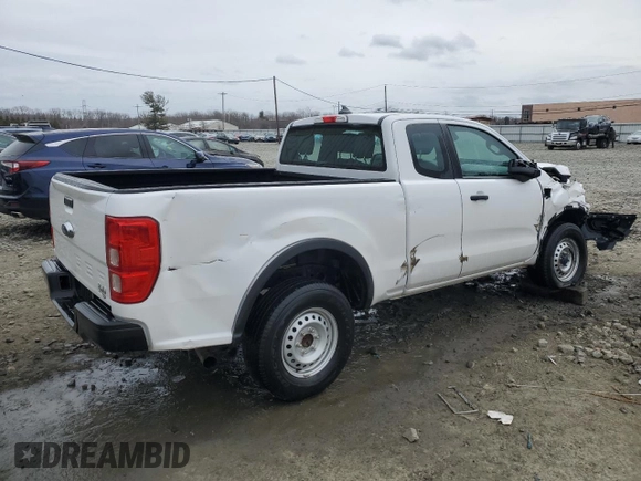 2020 Ford Ranger XL with VIN 1FTER1EH7LLA78326, listed as a Copart auction lot 47368355 with 34,752 mi miles and Salvage Title. Bid and sale history available at carsss.com. Image 3.