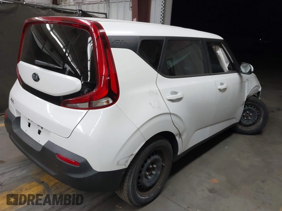 2020 Kia Soul S with VIN KNDJ23AUXL7024951, listed as a IAAI auction lot 42067503 with 75,969 mi miles. Bid and sale history available at carsss.com. Image 4.