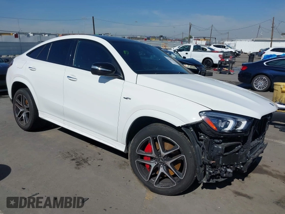 2023 Mercedes-Benz GLE 53 AMG with VIN 4JGFD6BB8PA837708, listed as a IAAI auction lot 41645242 with 31,385 mi miles and . Bid and sale history available at DreamBid. Image 1.