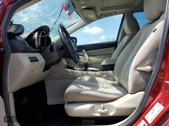 2011 Mazda CX-7 i Sport with VIN JM3ER2B5XB0372911, listed as a Copart auction lot 51167715 with 261,753 mi miles and Salvage Title. Bid and sale history available at carsss.com. Image 7.