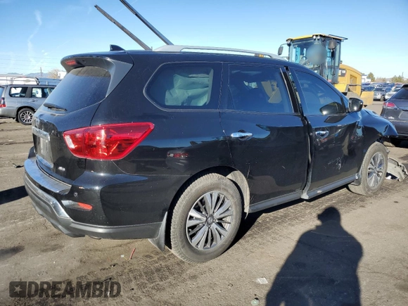 2020 Nissan Pathfinder S with VIN 5N1DR2AM0LC637392, listed as a Copart auction lot 83406504 with 82,841 mi miles and Salvage Title. Bid and sale history available at carsss.com. Image 3.