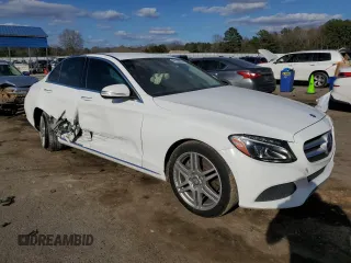 2015 Mercedes-Benz C 300 with VIN 55SWF4JB2FU044929, listed as a Copart auction lot 44148895 with 113,865 mi miles and Salvage Title. Bid and sale history available at DreamBid. Image 4.