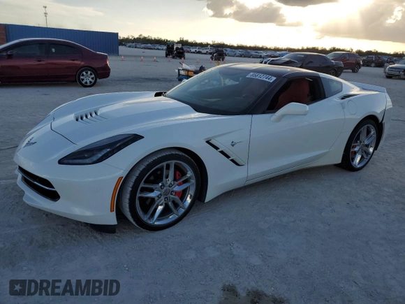 2016 Chevrolet Corvette 2LT with VIN 1G1YC2D75G5107399, listed as a Copart auction lot 85812744 with 27,805 mi miles and Salvage Title. Bid and sale history available at carsss.com. Image 1.