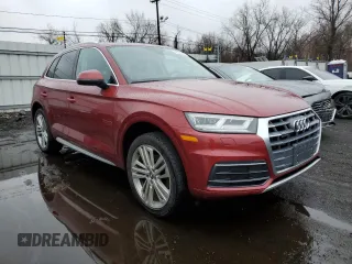 2018 Audi Q5 Premium Plus with VIN WA1BNAFY8J2111263, listed as a Copart auction lot 49230045 with 61,486 mi miles and Salvage Title. Bid and sale history available at carsss.com. Image 4.