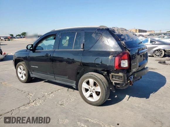 2015 Jeep Compass High Altitude Edition with VIN 1C4NJDEB2FD408957, listed as a Copart auction lot 52639735 with 129,767 mi miles and Salvage Title. Bid and sale history available at carsss.com. Image 2.