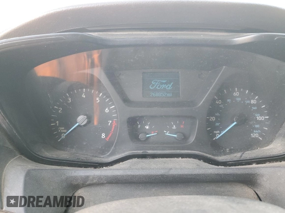2017 Ford Transit XL with VIN 1FBZX2ZM4HKB13278, listed as a Copart auction lot 52975815 with 268,052 mi miles and Salvage Title. Bid and sale history available at DreamBid. Image 9.