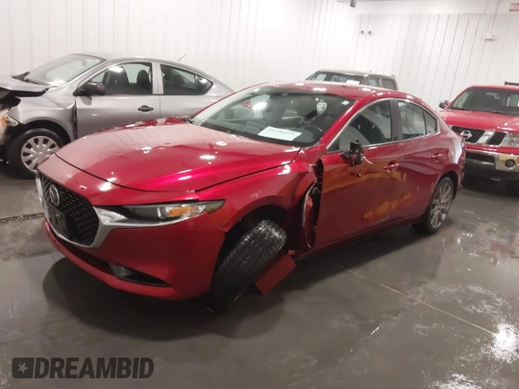 2019 Mazda 3 w/Select with VIN 3MZBPAAL6KM109157, listed as a IAAI auction lot 41396325 with 74,393 mi miles. Bid and sale history available at carsss.com. Image 17.