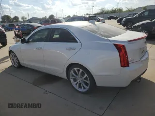 2015 Cadillac ATS Premium with VIN 1G6AE5SX4F0133210, listed as a Copart auction lot 77027604 with 80,682 mi miles and Salvage Title. Bid and sale history available at carsss.com. Image 2.