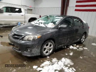 2011 Toyota Corolla L with VIN 2T1BU4EE2BC655617, listed as a Copart auction lot 44602905 with 165,356 mi miles and Salvage Title. Bid and sale history available at carsss.com. Image 1.