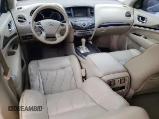 2013 Infiniti JX35 with VIN 5N1AL0MN0DC325393, listed as a Copart auction lot 47621695 with 228,929 mi miles and Salvage Title. Bid and sale history available at carsss.com. Image 8.