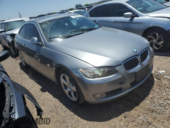 2007 BMW 3 Series 328xi with VIN WBAWV53567P077115, listed as a Copart auction lot 56944595 with 147,775 mi miles and Salvage title. Bid and sale history available at DreamBid. Image 4.