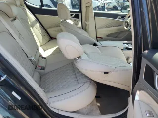 2019 Genesis G70 Advanced z VIN KMTG34LE1KU012157, wystawiony jako Copart lot #52313255 z przebiegiem 63 799 mil mil oraz Szkoda całkowita • Salvage title. Historia ofert i sprzedaży dostępna na DreamBid. Obrazek 10.