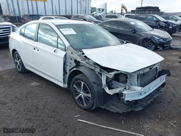 2019 Subaru Impreza Premium with VIN 4S3GKAC67K3615743, listed as a IAAI auction lot 41400298 with 81,677 mi miles. Bid and sale history available at carsss.com. Image 1.