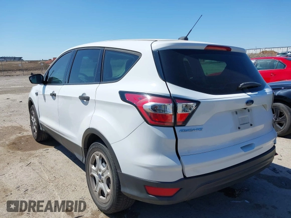 2017 Ford Escape S with VIN 1FMCU0F70HUC65166, listed as a IAAI auction lot 41839776 with 100,101 mi miles. Bid and sale history available at carsss.com. Image 3.