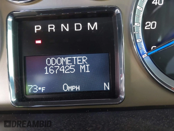 2013 Cadillac Escalade Platinum Edition with VIN 1GYS4DEF8DR302844, listed as a IAAI auction lot 41726120 with 167,425 mi miles. Bid and sale history available at carsss.com. Image 7.