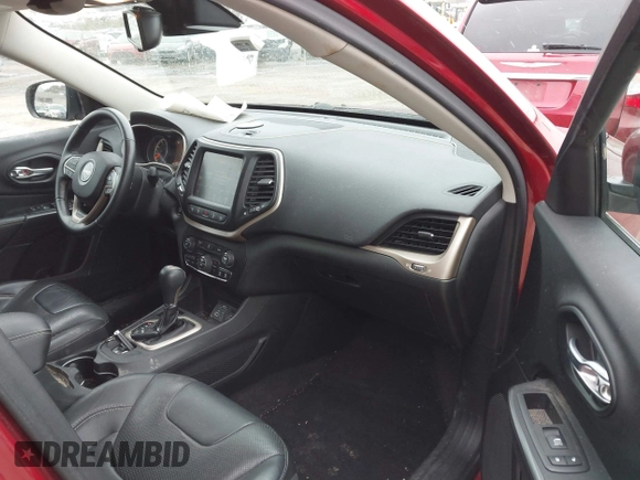 2016 Jeep Cherokee Limited с VIN 1C4PJLDB4GW244007, выставлен на аукционе IAAI как лот 41607427 с пробегом 68 846 миль миль и . История ставок и продаж доступна на DreamBid. Изображение 5.