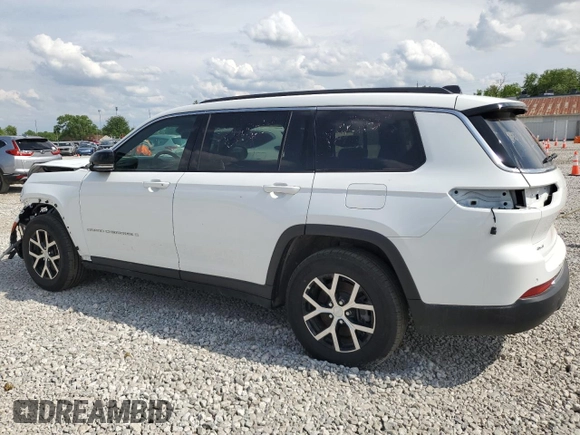 2024 Jeep Grand Cherokee Limited z VIN 1C4RJKBG2R8557615, wystawiony jako Copart lot #59046345 z przebiegiem 19 454 mil mil oraz Szkoda całkowita • Salvage title. Historia ofert i sprzedaży dostępna na DreamBid. Obrazek 2.