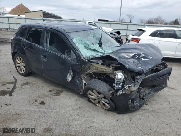2013 Mitsubishi Outlander Sport ES with VIN 4A4AP3AU8DE009517, listed as a Copart auction lot 50677745 with 0 mi miles and Salvage Title. Bid and sale history available at carsss.com. Image 4.