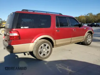 2013 Ford Expedition EL XLT with VIN 1FMJK1J52DEF55860, listed as a Copart auction lot 81177034 with 198,051 mi miles and Salvage Title. Bid and sale history available at carsss.com. Image 3.