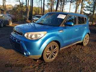 2015 Kia Soul + with VIN KNDJP3A51F7219979, listed as a IAAI auction lot 41306151 with 99,432 mi miles. Bid and sale history available at carsss.com. Image 2.