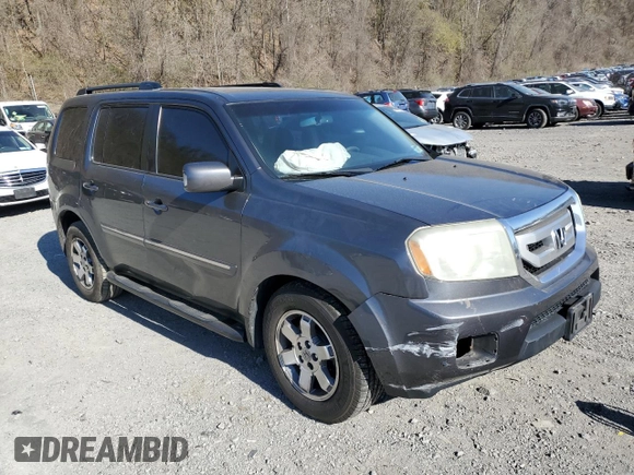 2010 Honda Pilot Touring with VIN 5FNYF4H93AB038871, listed as a Copart auction lot 53240375 with 211,397 mi miles and Salvage Title. Bid and sale history available at carsss.com. Image 4.