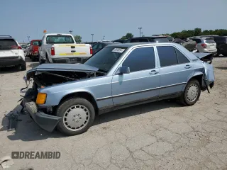 1986 Mercedes-Benz 190 with VIN WDBDA24D4GF155793, listed as a Copart auction lot 68599054 with 193,233 mi miles and Clean Title. Bid and sale history available at carsss.com. Image 1.