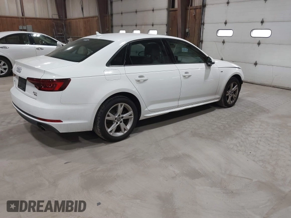 2018 Audi A4 Premium with VIN WAUKMAF4XJA210708, listed as a IAAI auction lot 41866816 with 92,999 mi miles. Bid and sale history available at carsss.com. Image 4.