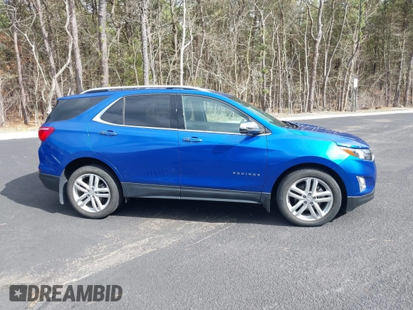 2019 Chevrolet Equinox Premier with VIN 3GNAXYEX1KS582293, listed as a IAAI auction lot 42065952 with 14,353 mi miles. Bid and sale history available at carsss.com. Image 13.