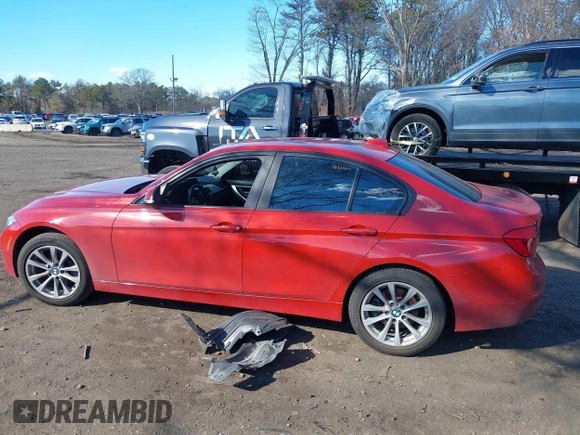 2016 BMW 3 Series 320i with VIN WBA8E1G52GNT38408, listed as a IAAI auction lot 41716438 with 50,207 mi miles and . Bid and sale history available at carsss.com. Image 14.