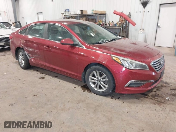 2015 Hyundai Sonata SE z VIN 5NPE24AFXFH039782, wystawiony jako IAAI lot #41299851 z przebiegiem 85 676 mil mil oraz . Historia ofert i sprzedaży dostępna na DreamBid. Obrazek 1.