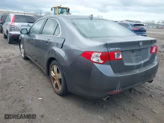 2010 Acura TSX with VIN JH4CU2F60AC015069, listed as a IAAI auction lot 42047083 with 165,671 mi miles. Bid and sale history available at carsss.com. Image 3.