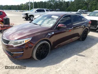 2018 Kia Optima LX с VIN 5XXGT4L35JG237750, выставлен на аукционе Copart как лот 52596245 с пробегом 89 892 миль миль и Списание • Salvage title. История ставок и продаж доступна на DreamBid. Изображение 1.