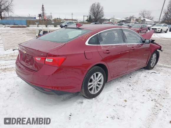 2018 Chevrolet Malibu LT with VIN 1G1ZD5ST8JF271542, listed as a IAAI auction lot 40976498 with 102,816 mi miles. Bid and sale history available at carsss.com. Image 4.