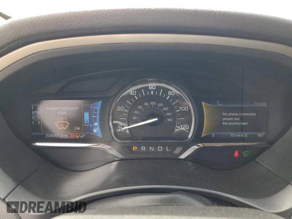2016 Lincoln MKZ Hybrid with VIN 3LN6L2LU3GR612811, listed as a Copart auction lot 54608395 with 204,057 mi miles and Salvage Title. Bid and sale history available at DreamBid. Image 9.