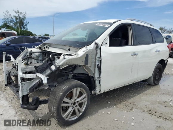 2020 Nissan Pathfinder SV z VIN 5N1DR2BN5LC641512, wystawiony jako Copart lot #64080635 z przebiegiem Nie podano mil oraz Nie do naprawy • Non repairable. Historia ofert i sprzedaży dostępna na DreamBid. Obrazek 1.