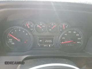 2021 Chevrolet Silverado 1500 Custom with VIN 1GCPWBEK3MZ437320, listed as a Copart auction lot 49348155 with 28,563 mi miles and Salvage Title. Bid and sale history available at DreamBid. Image 9.