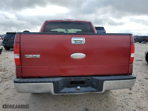 2007 Ford F-150 XLT with VIN 1FTRW12W87FA75503, listed as a Copart auction lot 43819045 with 127,577 mi miles and Salvage Title. Bid and sale history available at carsss.com. Image 6.