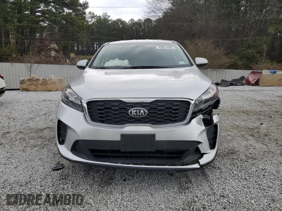 2020 Kia Sorento LX V6 with VIN 5XYPGDA55LG613113, listed as a Copart auction lot 43574995 with 106,949 mi miles and Salvage Title. Bid and sale history available at carsss.com. Image 5.