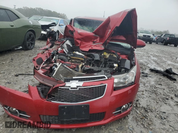 2012 Chevrolet Cruze LT w/1LT with VIN 1G1PF5SC0C7261537, listed as a Copart auction lot 81184034 with 0 mi miles and Salvage Title. Bid and sale history available at carsss.com. Image 5.