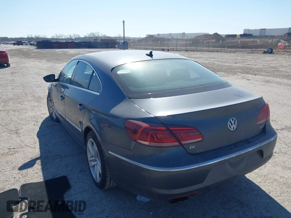 2013 Volkswagen CC Sport with VIN WVWBN7AN0DE551132, listed as a IAAI auction lot 41849514 with 144,557 mi miles. Bid and sale history available at carsss.com. Image 3.