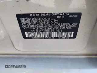 2020 Subaru WRX STI z VIN JF1VA2S66L9814613, wystawiony jako IAAI lot #41671159 z przebiegiem 36 358 mil mil oraz . Historia ofert i sprzedaży dostępna na DreamBid. Obrazek 9.