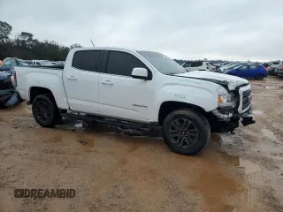 2020 GMC Canyon 2WD SLE with VIN 1GTG5CEN6L1237175, listed as a Copart auction lot 46608605 with 35,840 mi miles and Salvage Title. Bid and sale history available at carsss.com. Image 4.