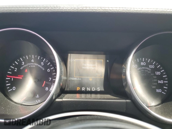 2019 Ford Mustang GT with VIN 1FA6P8CF3K5106281, listed as a Copart auction lot 59230645 with 76,999 mi miles and Salvage title. Bid and sale history available at DreamBid. Image 9.