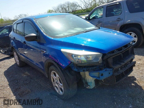 2018 Ford Escape S with VIN 1FMCU0F79JUA34997, listed as a IAAI auction lot 41984391 with 173,265 mi miles and . Bid and sale history available at carsss.com. Image 1.