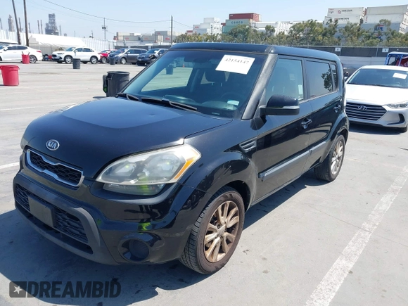 2012 Kia Soul + with VIN KNDJT2A66C7743056, listed as a IAAI auction lot 42154147 with 167,392 mi miles and . Bid and sale history available at DreamBid. Image 2.