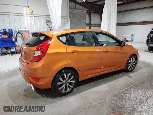 2016 Hyundai Accent Sport with VIN KMHCU5AE0GU244416, listed as a Copart auction lot 81792904 with 54,278 mi miles and Salvage Title. Bid and sale history available at carsss.com. Image 3.