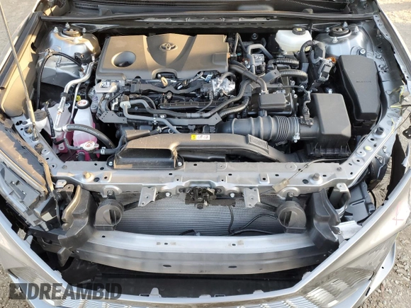 2025 Toyota Camry LE with VIN 4T1DAACK6SU510619, listed as a Copart auction lot 48764735 with 22,031 mi miles and Salvage Title. Bid and sale history available at DreamBid. Image 11.
